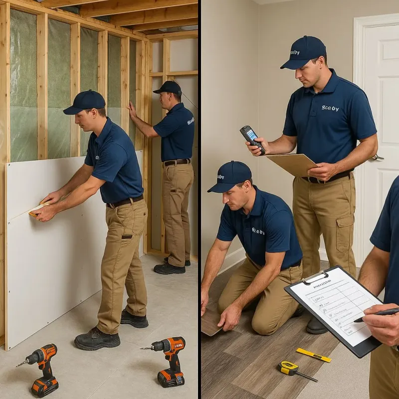 Repairs and Reconstruction process in Lancaster County, VA